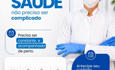 Cuidar da saúde não precisa ser complicado.